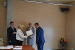 Wręczenie dyplomu dla NUS w Kraśniku