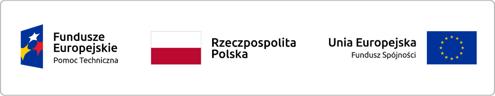 Fundusze Europejskie - Rzeczpospolita Polska - Unia Europejska