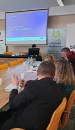 Szkolenia KSeF dla rolników i Kół Gospodyń Wiejskich - sala szkoleniowa pełna ludzi