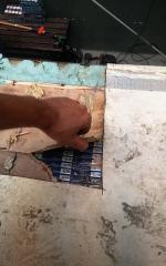 Papierosy ukryte w dachu chłodni