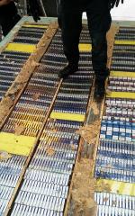 Papierosy ukryte w dachu chłodni